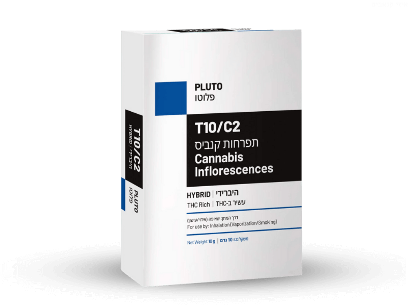 קנאביס רפואי תפרחת פלוטו - T10/C2 - Pluto שיח מדיקל יום\לילה - היברידי