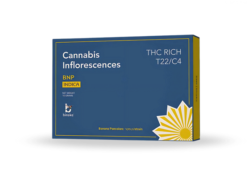 קנאביס רפואי תפרחת בי.אן.פי - T22/C4 - BNP קנדוק יום\לילה - היברידי