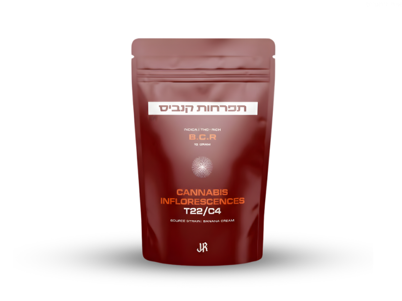 קנאביס רפואי תפרחת בי.סי.אר - T22/C4 - B.C.R טוגדר פארמה לילה - אינדיקה
