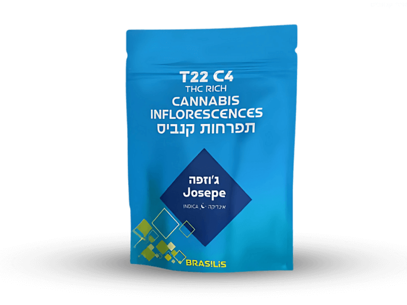 קנאביס רפואי תפרחת ג'וספה - T22/C4 - Josepe בזלת פארמה לילה - אינדיקה