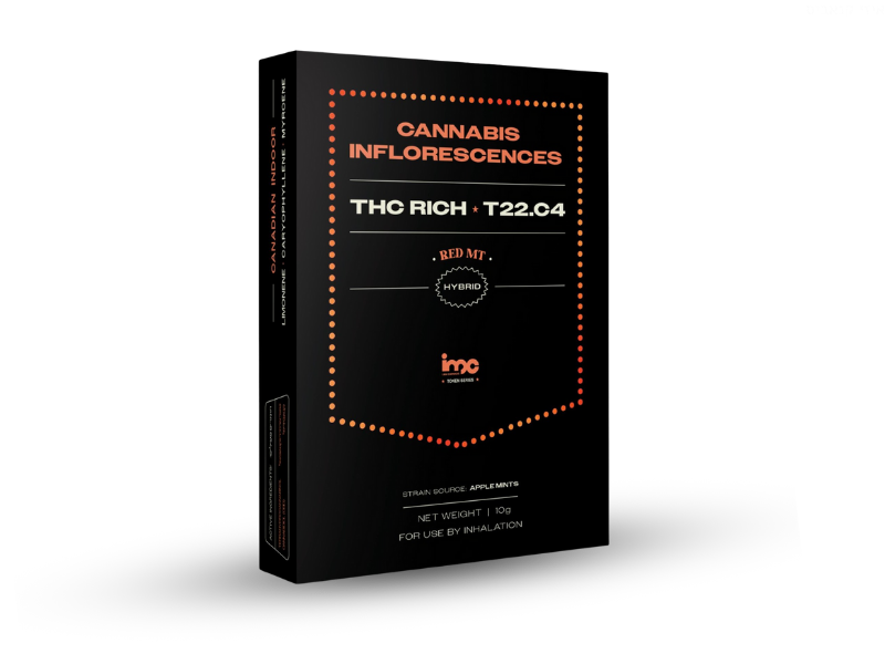 קנאביס רפואי תפרחת רד אמ.טי - T22/C4 - Red MT איי.אמ.סי יום\לילה - היברידי