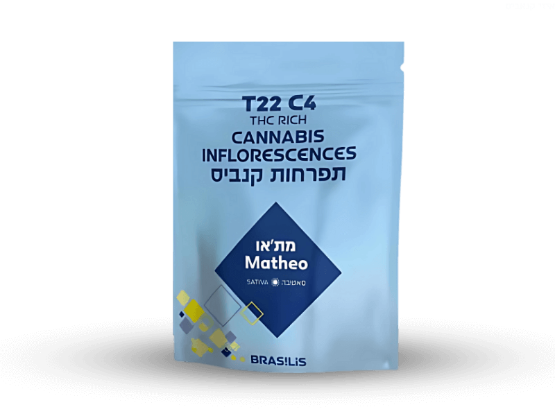 קנאביס רפואי תפרחת  מת'או - T22/C4 - MATHEO בזלת פארמה יום - סאטיבה