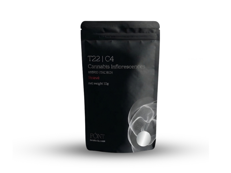 קנאביס רפואי תפרחת רלווה - T22/C4 - Relevé פלאנטק מדיקל יום\לילה - היברידי