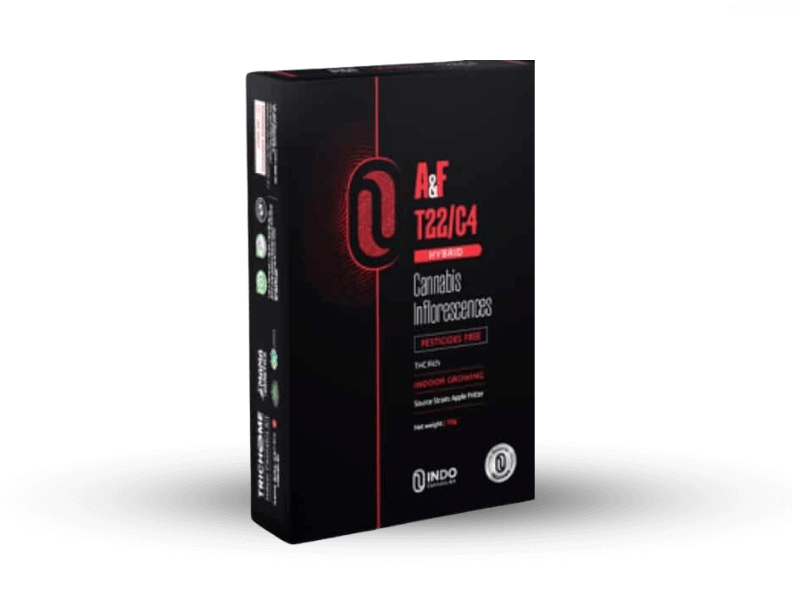 קנאביס רפואי תפרחת איי&אף - T22/C4 - A&F טריכום יום\לילה - היברידי
