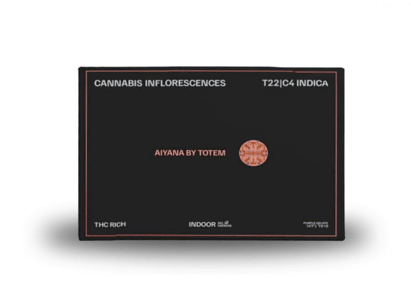 קנאביס רפואי תפרחת אייאנה - T22/C4 - Aiyana קנדוק לילה - אינדיקה