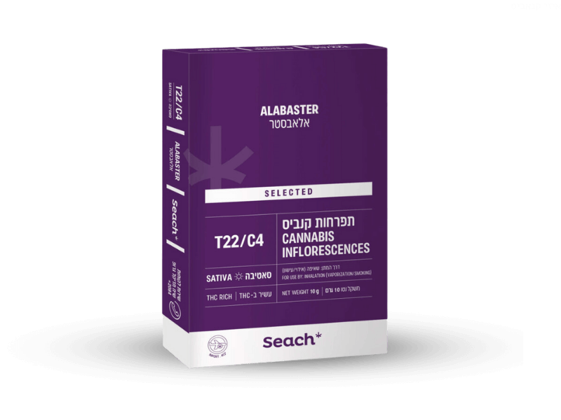 קנאביס רפואי תפרחת אלאבסטר - T22/C4 - Alabaster שיח מדיקל יום - סאטיבה