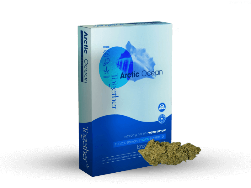 קנאביס רפואי תפרחת ארקטיק או סי - T12/C12 - Arctic OC בזלת פארמה יום\לילה - היברידי