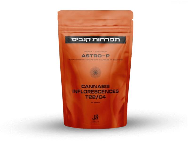 קנאביס רפואי תפרחת אסטרו פי - T22/C4 - Astro-P טוגדר פארמה לילה - אינדיקה