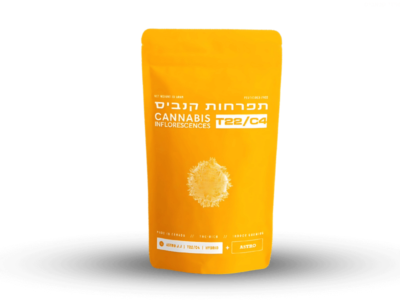 קנאביס רפואי תפרחת אסטרו ג'יי ג'יי - T22/C4 - Astro J.J טוגדר פארמה יום\לילה - היברידי
