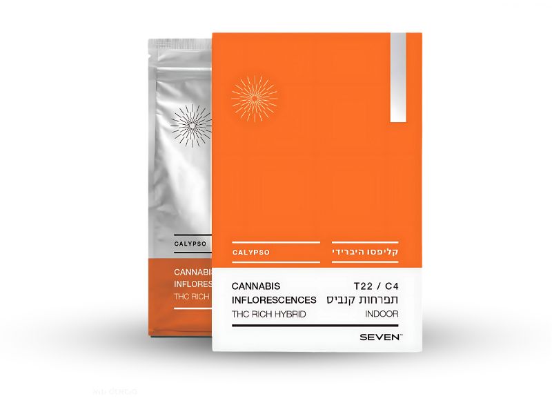 קנאביס רפואי תפרחת קליפסו - T22/C4 - Calypso מדוקאן יום\לילה - היברידי