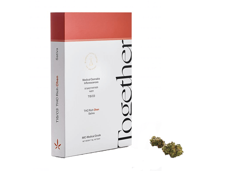 קנאביס רפואי תפרחת חן - T15/C3 - Chen טוגדר פארמה יום - סאטיבה