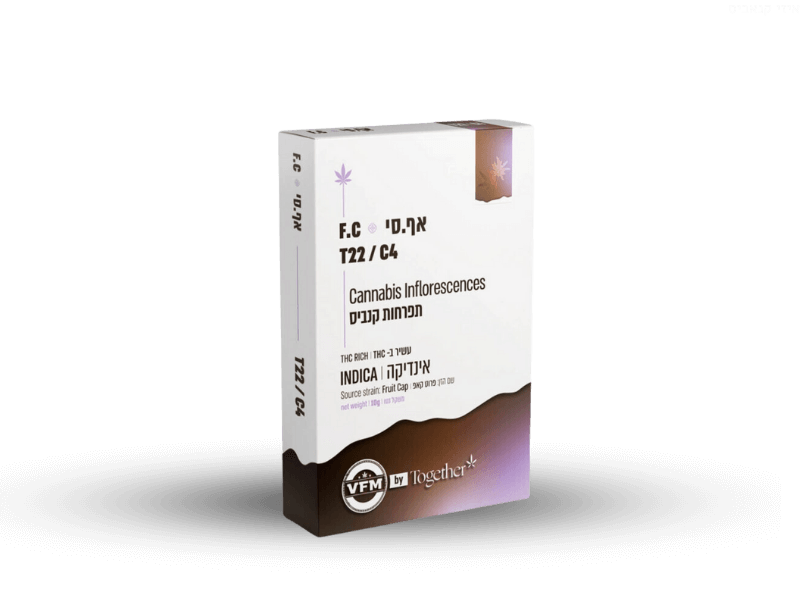 קנאביס רפואי תפרחת אף.סי - T22/C4 - F.C טוגדר פארמה לילה - אינדיקה