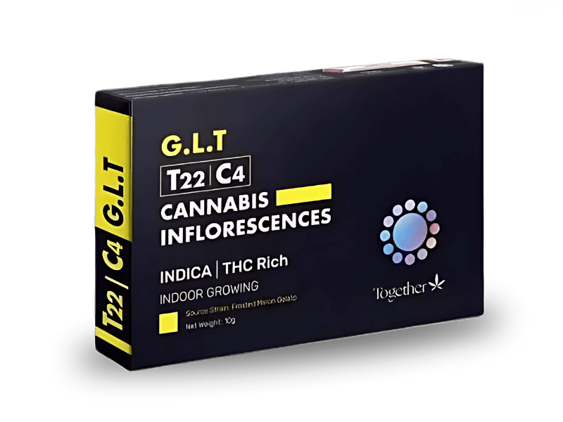 קנאביס רפואי תפרחת ג'י.אל.טי  - T22/C4 - G.L.T טוגדר פארמה לילה - אינדיקה