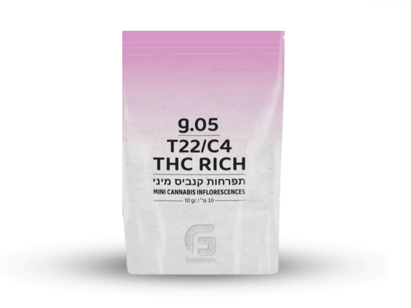 קנאביס רפואי תפרחת ג'י.05 מיני - T22/C4 - G.05 Mini גרין פילדס יום - סאטיבה