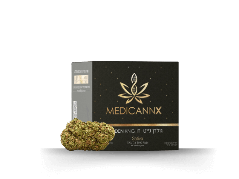 קנאביס רפואי תפרחת ג'י.קיי - T22/C4 - G.K מדיקן איקס יום - סאטיבה