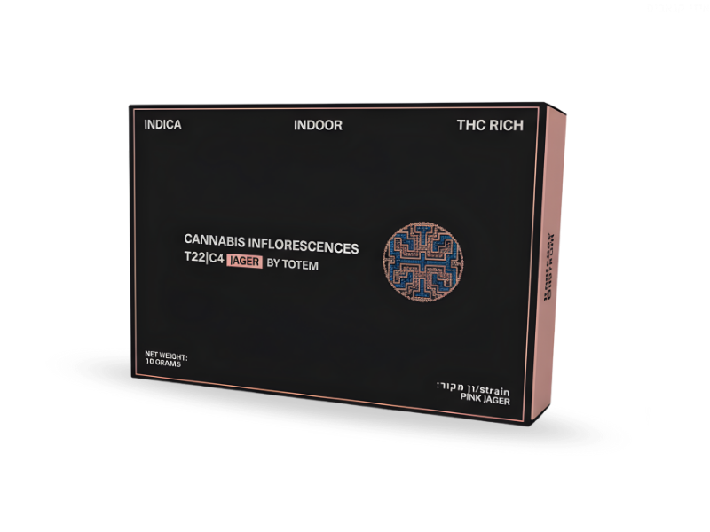 קנאביס רפואי תפרחת ג'אגר - T22/C4 - Jager קנדוק לילה - אינדיקה