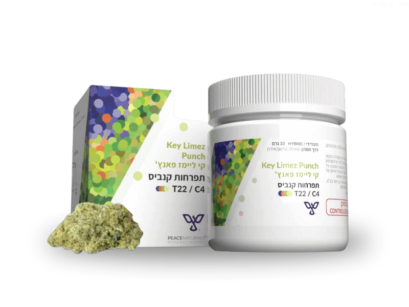קנאביס רפואי תפרחת קי ליימז פאנץ' - T22/C4 - Key Limez Punch פיס נטורלס יום - סאטיבה