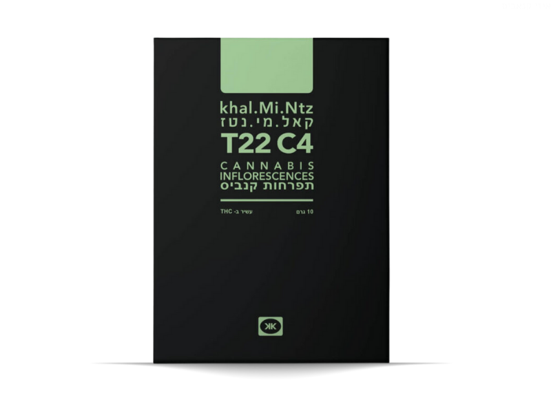 קנאביס רפואי תפרחת קאל.מי.נטז - T22/C4 - Khal.Mi.Ntz גרין פילדס יום - סאטיבה