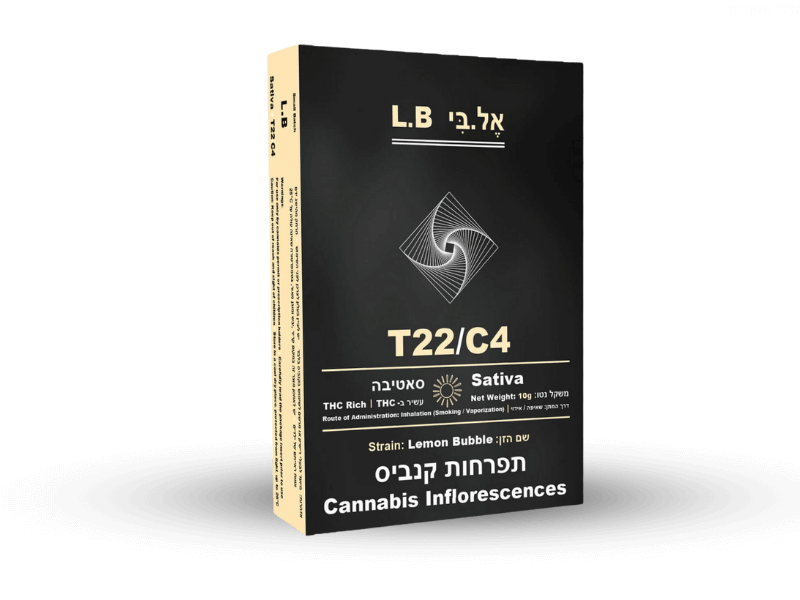 קנאביס רפואי תפרחת אל.בי - T22/C4 - LB הרמוני יום - סאטיבה