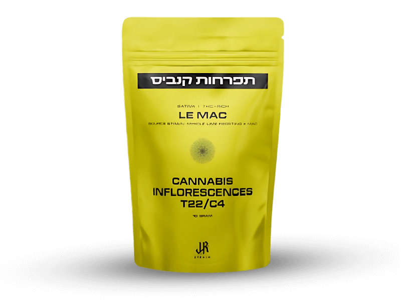 קנאביס רפואי תפרחת לה מאק - T22/C4 - Le MAC טוגדר פארמה יום - סאטיבה