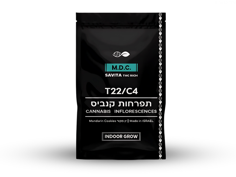 קנאביס רפואי תפרחת מ.די.סי. - T22/C4 - M.D.C. איי איי די קאן יום - סאטיבה