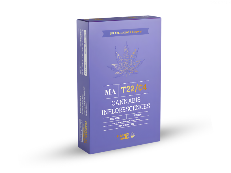 קנאביס רפואי תפרחת אם איי  - T22/C4 - MA פלאנטק מדיקל יום\לילה - היברידי