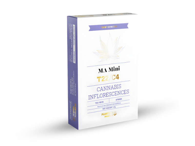 קנאביס רפואי תפרחת אם איי מיני  - T22/C4 - MA Mini פלאנטק מדיקל יום\לילה - היברידי