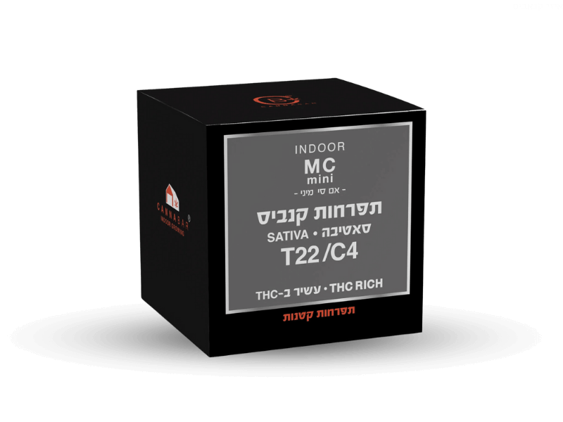 קנאביס רפואי תפרחת אם סי מיני - T22/C4 - MC Mini קנאבר יום - סאטיבה