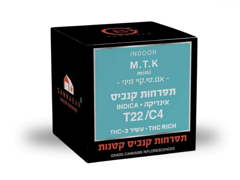 קנאביס רפואי תפרחת אם טי קיי מיני - T22/C4 - MTK Mini קנאבר לילה - אינדיקה
