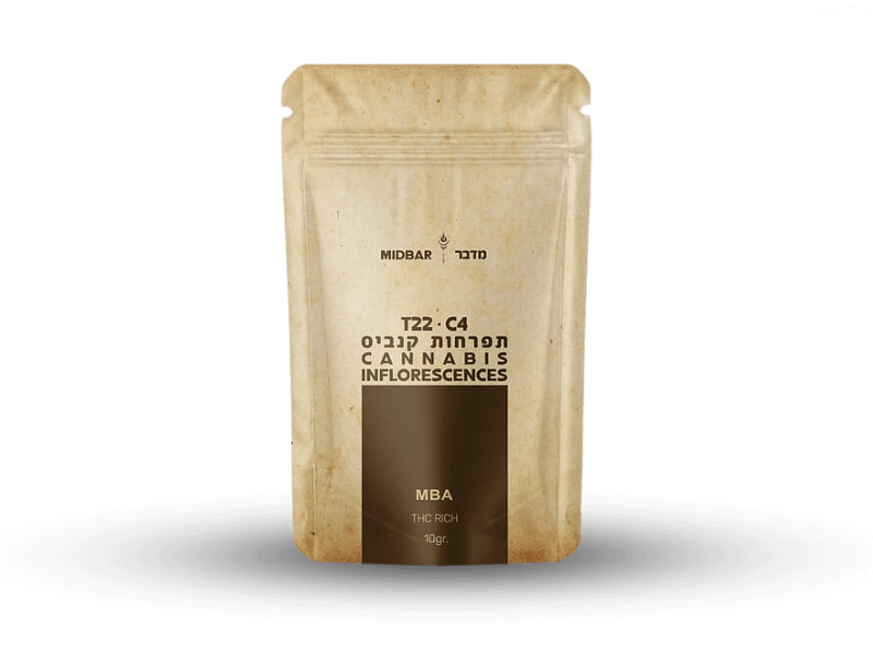 קנאביס רפואי תפרחת מדבר - T22/C4 - Midbar גרין פילדס יום - סאטיבה