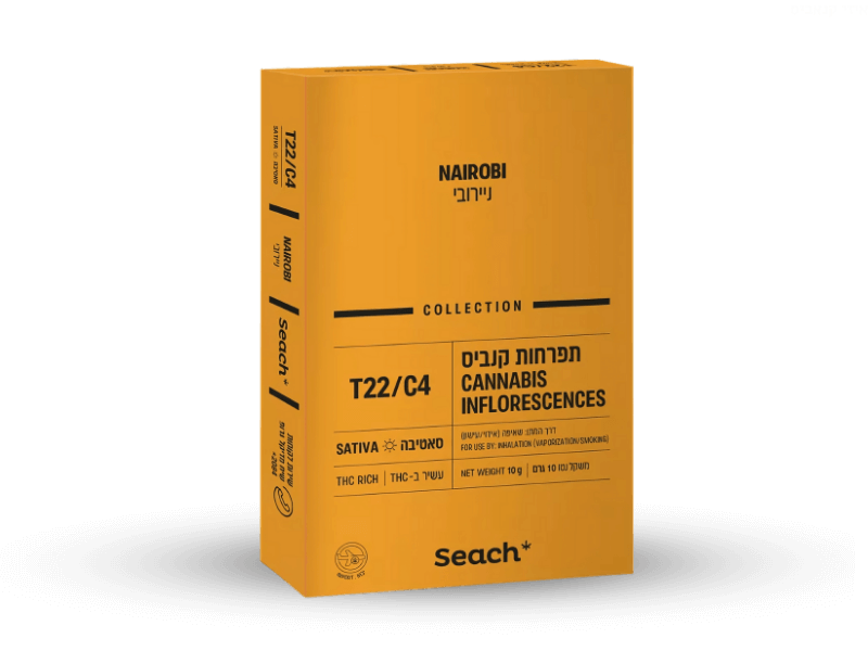 קנאביס רפואי תפרחת ניירובי - T22/C4 - Nairobi שיח מדיקל יום - סאטיבה