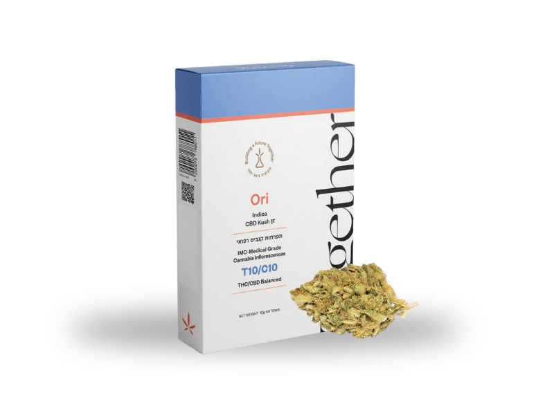 קנאביס רפואי תפרחת אורי - T10/C10 - Ori טוגדר פארמה לילה - אינדיקה