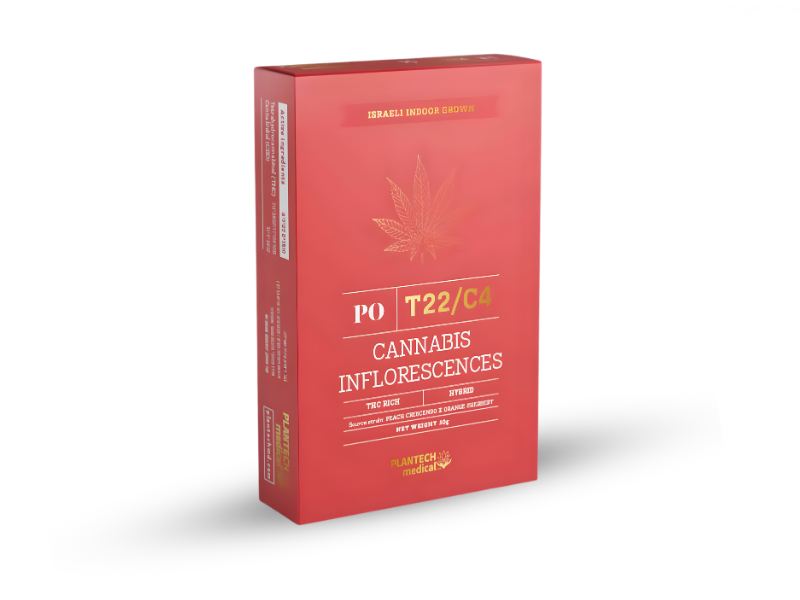 קנאביס רפואי תפרחת פי או  - T22/C4 - PO פלאנטק מדיקל יום\לילה - היברידי