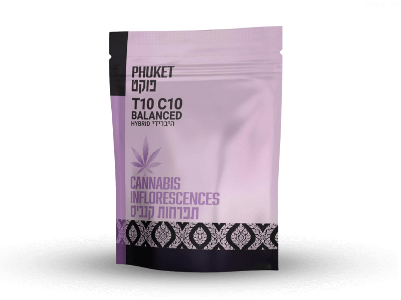 קנאביס רפואי תפרחת פוקט - T10/C10 - Phuket בזלת פארמה יום\לילה - היברידי