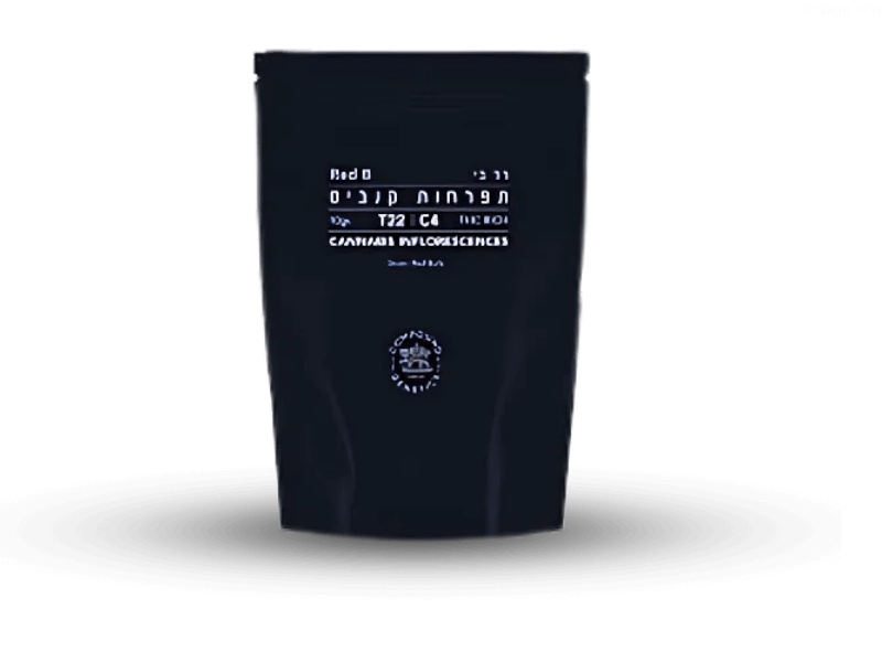 קנאביס רפואי תפרחת רד בי - T22/C4 - Red B גרין פילדס לילה - אינדיקה