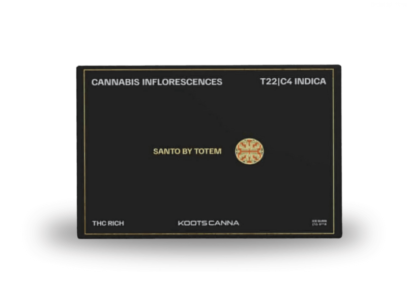 קנאביס רפואי תפרחת סנטו - T22/C4 - Santo קנדוק לילה - אינדיקה