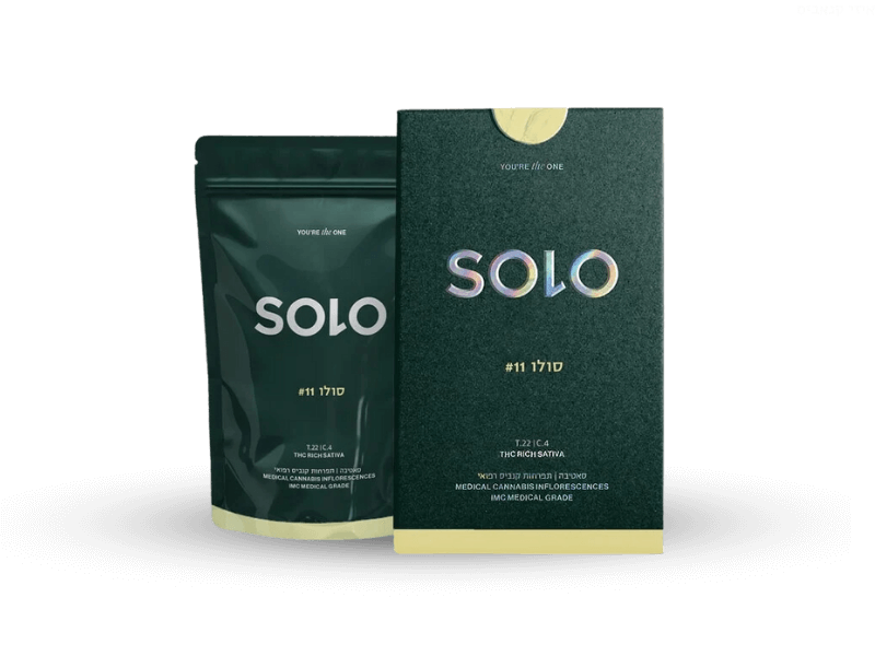 קנאביס רפואי תפרחת סולו #11 - T22/C4 - Solo #11 מדוקאן יום - סאטיבה