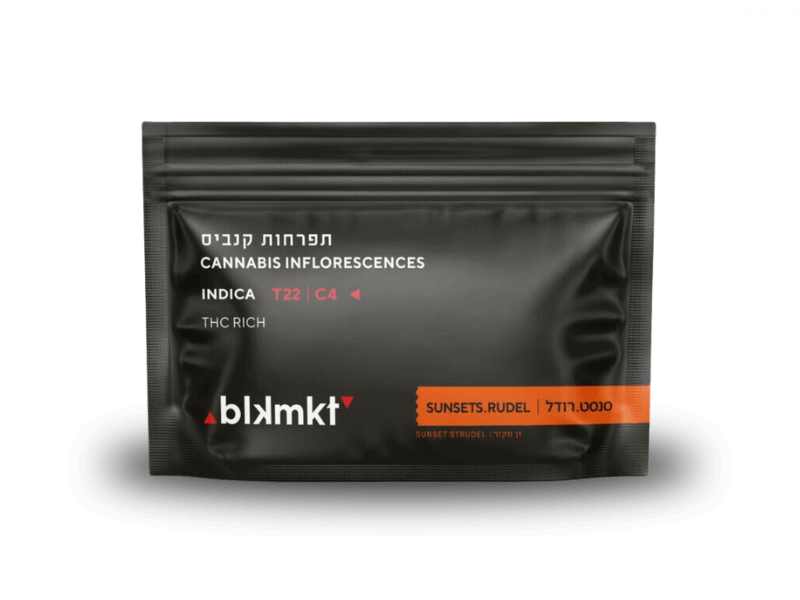 קנאביס רפואי תפרחת סנסט.רודל - T22/C4 - Sunsets.Rude איי.אמ.סי לילה - אינדיקה