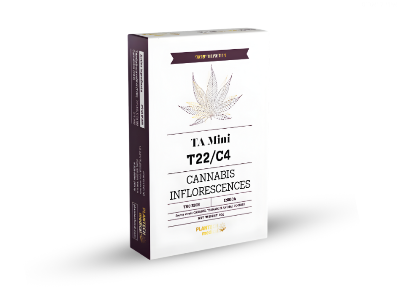 קנאביס רפואי תפרחת טי איי מיני  - T22/C4 - TA Mini פלאנטק מדיקל לילה - אינדיקה