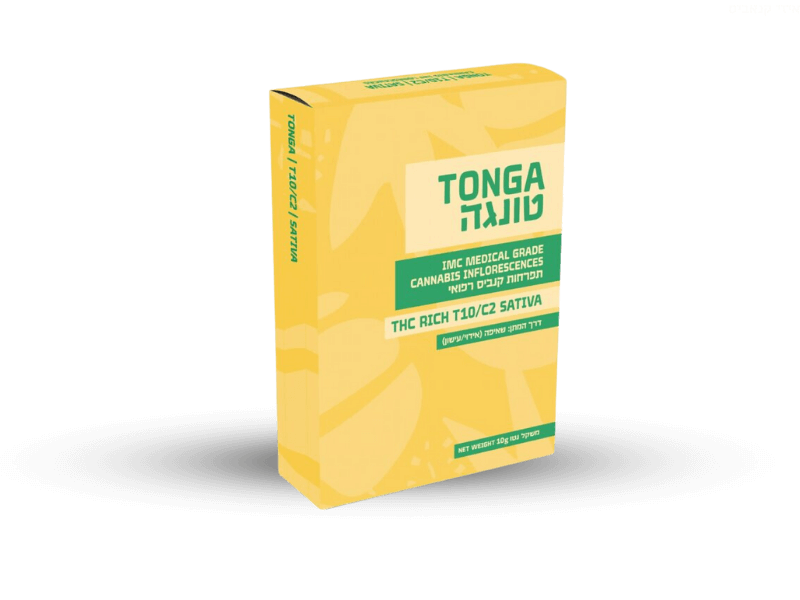 קנאביס רפואי תפרחת טונגה - T10/C2 - Tonga תיקון עולם יום - סאטיבה