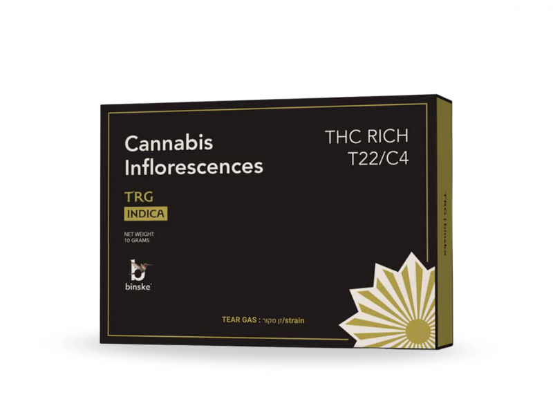 קנאביס רפואי תפרחת טי.אר.ג'י - T22/C4 - TRG קנדוק לילה - אינדיקה