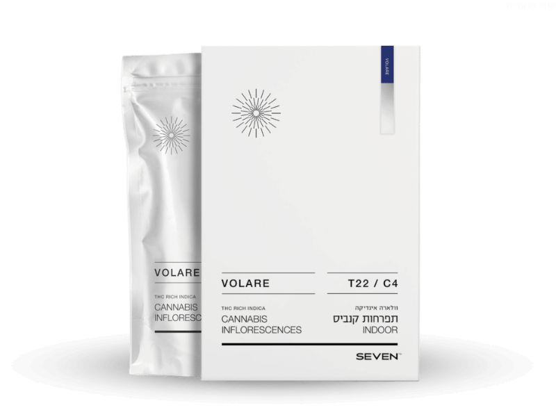 קנאביס רפואי תפרחת וולארה  - T22/C4 - Volare מדוקאן לילה - אינדיקה