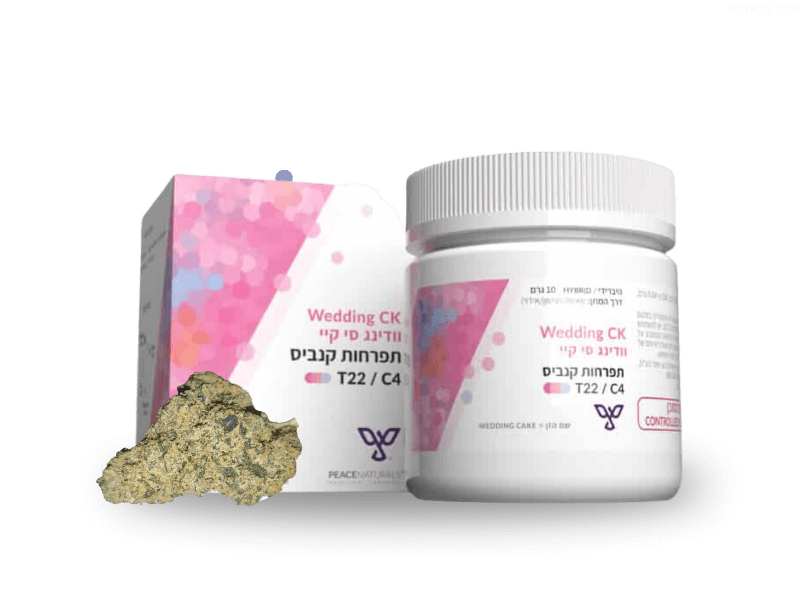 קנאביס רפואי תפרחת וודינג סי קיי - T22/C4 - Wedding CK פיס נטורלס יום\לילה - היברידי