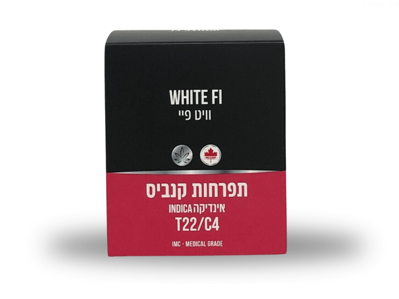 קנאביס רפואי תפרחת וויט פיי - T22/C4 - White Fi גרין האוס לילה - אינדיקה