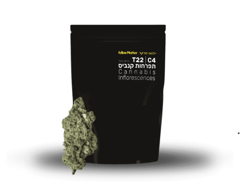 קנאביס רפואי תפרחת יילו מארקר - T22/C4 - Yellow Marker גרין פילדס יום - סאטיבה