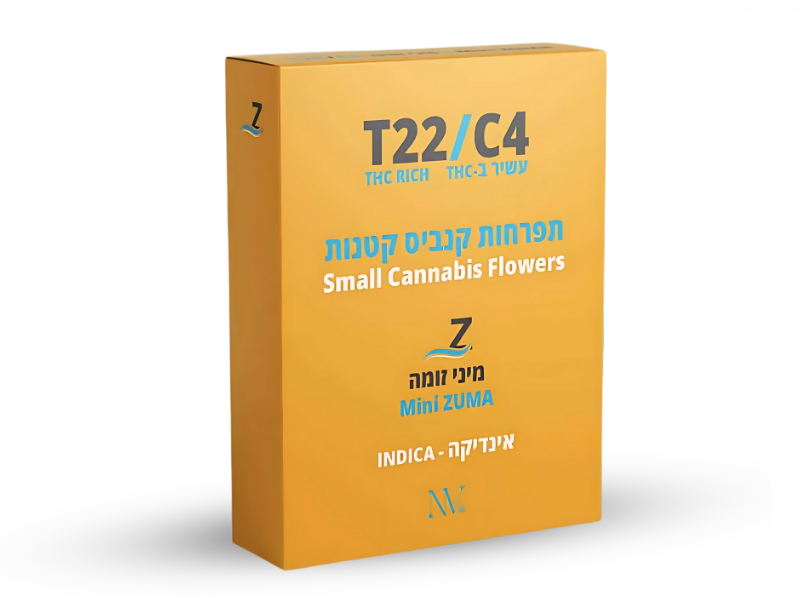 קנאביס רפואי תפרחת זומה מיני - T22/C4 - Zuma Mini נובה קנאביס לילה - אינדיקה