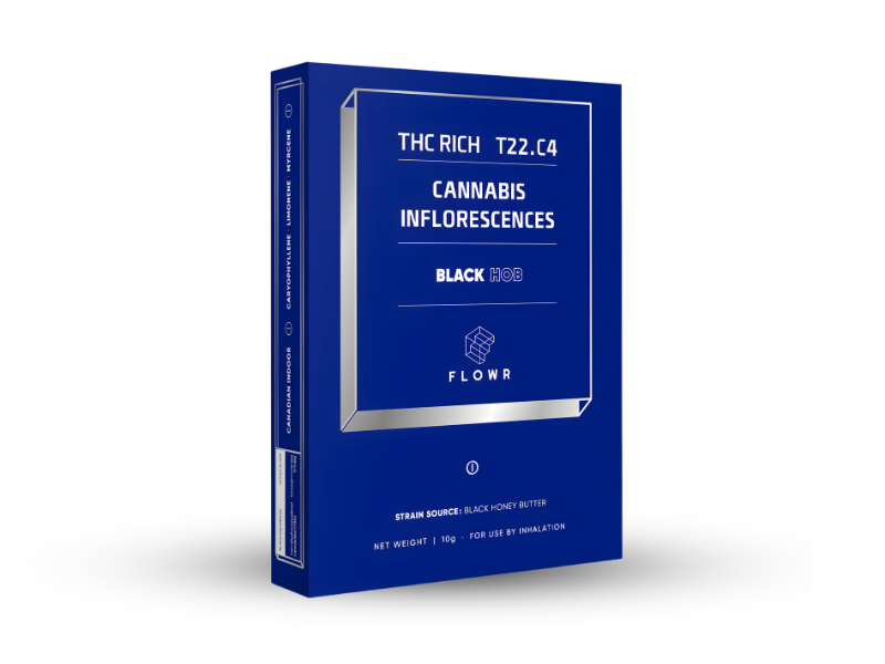 קנאביס רפואי תפרחת בלאק הוב - T22/C4 - BLACK HOB איי.אמ.סי לילה - אינדיקה
