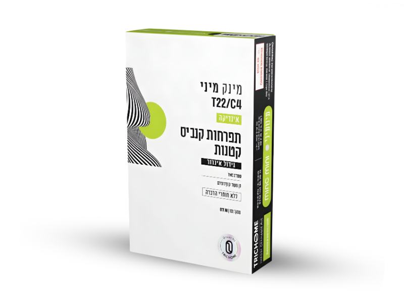 קנאביס רפואי תפרחת מינק מיני - T22/C4 - mink Mini טריכום לילה - אינדיקה