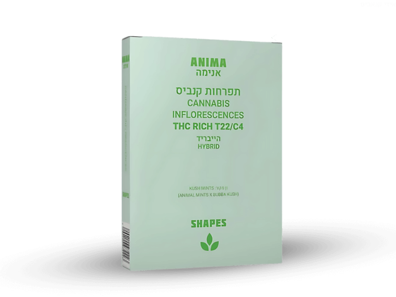 קנאביס רפואי תפרחת אנימה- T22/C4 - Anima קנדוק יום\לילה - היברידי