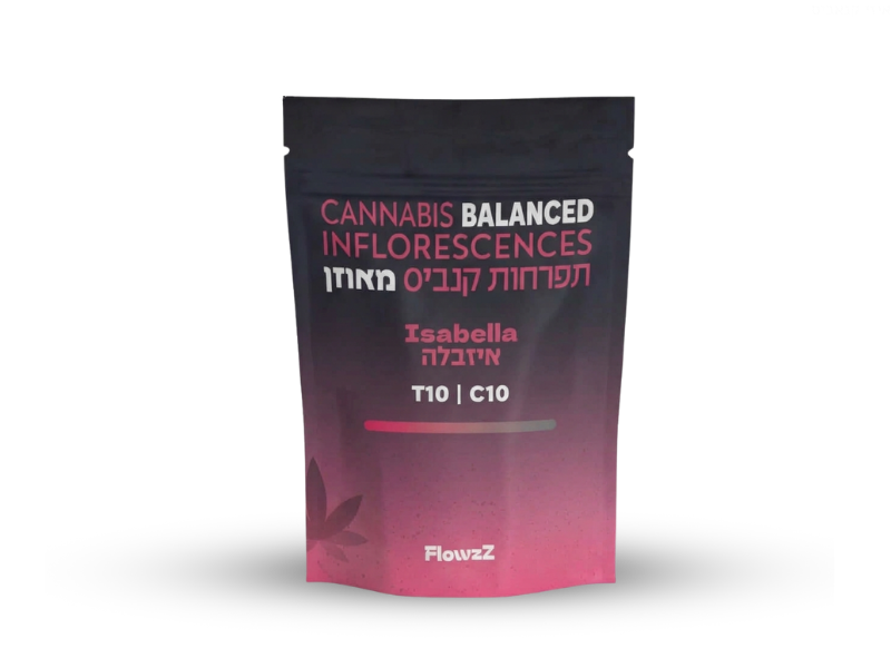 קנאביס רפואי תפרחת איזבלה - T10/C10 - Isabella בזלת פארמה יום\לילה - היברידי